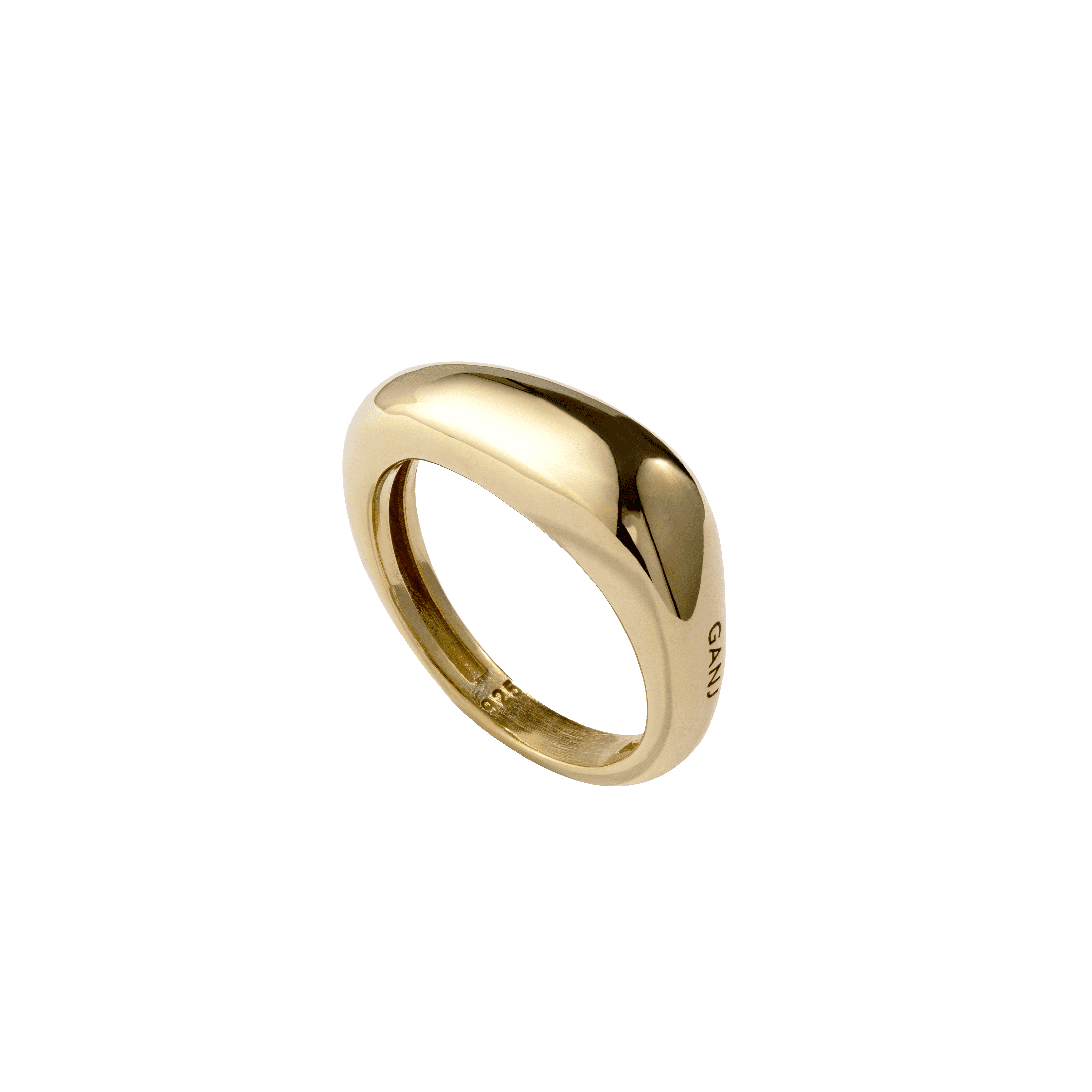 FlowWave Ring Gold
